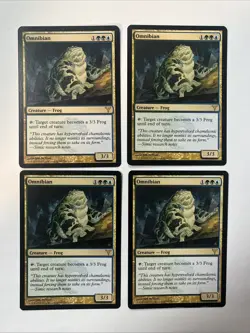 MTG Omnibian x4 Dissension Rare LP Playset - Image 1