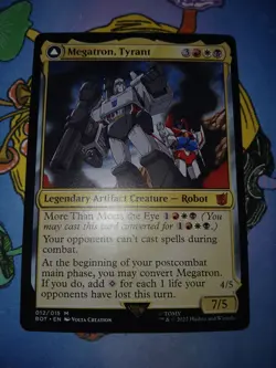 MTG Magic the Gathering Megatron, Tyrant Transformers Commander - Image 1