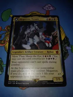 MTG Magic the Gathering Megatron, Tyrant Transformers Commander - Image 2