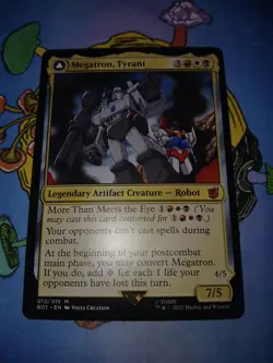 MTG Magic the Gathering Megatron, Tyrant Transformers Commander - Image 3