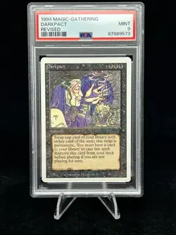 DARKPACT Revised Edition 1994 Magic The Gathering (MTG) TCG PSA 9 MINT🔥Rare🔥 - Image 1