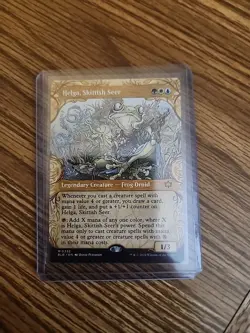 Helga, Skittish Seer (Showcase) Bloomburrow Regular - Image 1