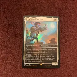 Ryu World Warrior Secret Lair Drop Foil Edition NM Unplayed Magic The Gathering - Image 1