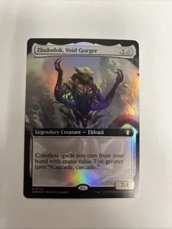 Zhulodok, Void Gorger Extended Art Foil Commander Masters MTG - Image 1