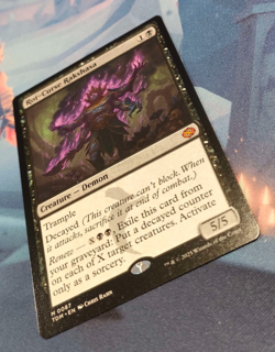 Rot-Curse Rakshasa - Tarkir Dragonstorm - Mythic - NM (see pics) MTG - Image 3