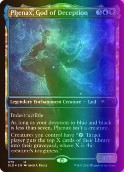 MTG Phenax, God of Deception (75/3004) Secret Lair Drop Series LP FOIL - Image 1