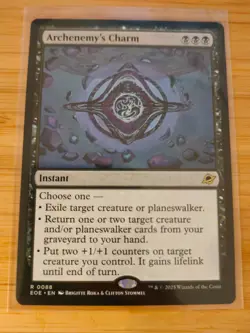 MTG Archenemy's Charm 0088 Edge of Eternities M/NM Free UK P&P - Image 1