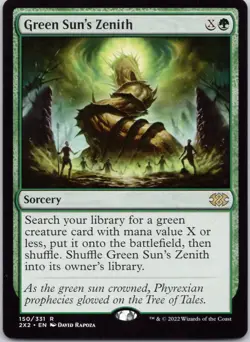 Green Sun's Zenith 150 Double Masters 2022 NM MTG - Image 1