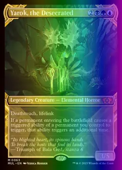 Yarok, the Desecrated (63/210) March of the Machine Multiverse Legends LP FOIL - Image 1