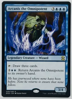 MTG Arcanis the Omnipotent Eternal Masters Regular - Image 1