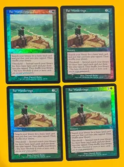 MTG FAR WANDERINGS (FOIL) (x 4) Torment (OldManMTG 004-851) - Image 1