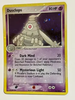 Dusclops - (EX Power Keepers) 14/108 Holo Pokemon Card - Image 2