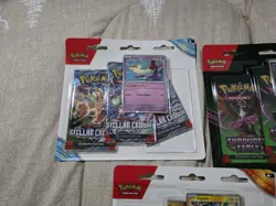 5x Pokemon TCG Blister Pack Lot 3pk 2pk Blisters 14 Boosters - FACTORY SEALED - Image 2