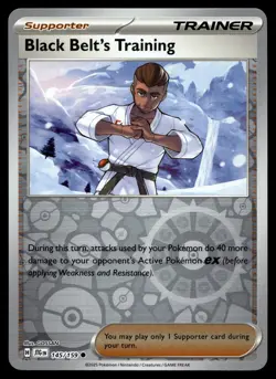 BLACK BELT'S TRAINING 145/159 COMMON JOURNEY TOGETHER POKEMON - Image 1