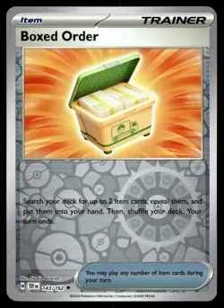 BOXED ORDER 143/162 UNCOMMON TEMPORAL FORCES POKEMON - Image 1