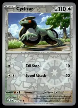 CYCLIZAR 127/142 COMMON STELLAR CROWN POKEMON - Image 1