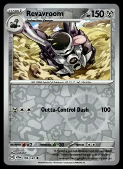 REVAVROOM 109/142 UNCOMMON STELLAR CROWN POKEMON - Image 1