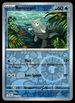 REMORAID 033/159 COMMON JOURNEY TOGETHER POKEMON - Image 1