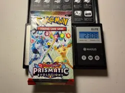 GOD PACKU 🔥23.08g🔥VERY HEAVY Prismatic Evolutions Pokemon Sealed Booster Pack! - Image 1