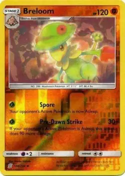 Pokemon - BRELOOM 108/236 - Reverse Holo - Unified Minds - NM/M - Image 1