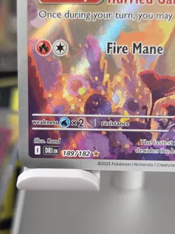 Rapidash DRI 189/182 Illustration Rare Pokemon Destined Rivals NM/M - Image 2