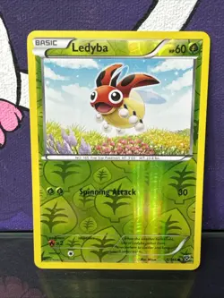 Pokemon TCG Ledyba 6/146 XY Base Set Reverse Holo LP - Image 1