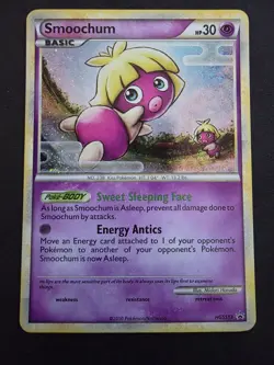 2010 POKEMON TCG SMOOCHUM HGSS13 HEARTGOLD SOULSILVER PROMO HOLO - Image 1