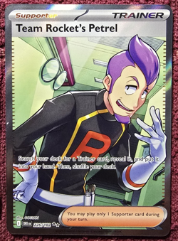 Pokemon TCG Team Rockets Petrel 226/182 SV Destined Rivals Ultra Rare Full Art - Image 1