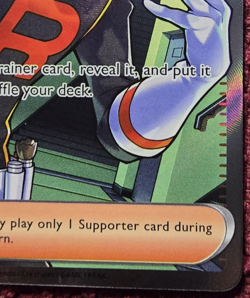 Pokemon TCG Team Rockets Petrel 226/182 SV Destined Rivals Ultra Rare Full Art - Image 4