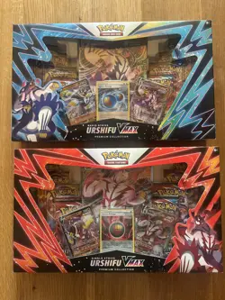 New Pokemon TCG: Rapid & Single Strike Urshifu VMAX Premium Collection Box Lot - Image 1