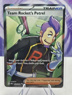 Pokemon TCG Team Rockets Petrel 226/182 SV Destined Rivals Ultra Rare Full Art - Image 1