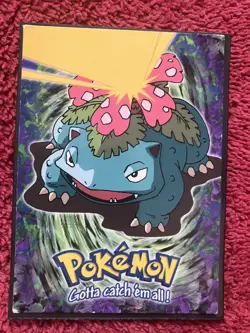1999 Topps Pokemon Movie Animation Edition Evolution Venusaur #E3 - Image 1