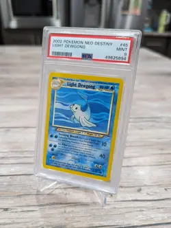 Light Dewgong 045/105 Neo Destiny Pokemon 2002 PSA 9 Mint - Image 1