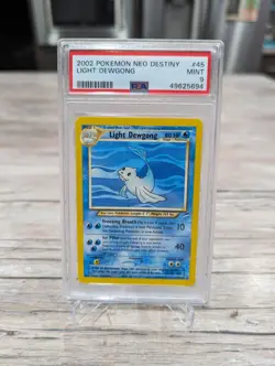 Light Dewgong 045/105 Neo Destiny Pokemon 2002 PSA 9 Mint - Image 2