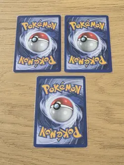 Lot of 3 Vintage 1999-2000 Pokemon TCG Wartortle Base Set 42/102 ++ LP-MP - Image 2