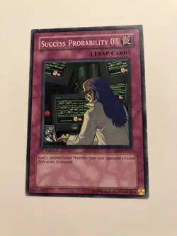 YuGiOh - Success Probability 0% #SOI-EN057 - Common - 1st Ed. - Lightly Played - Image 1