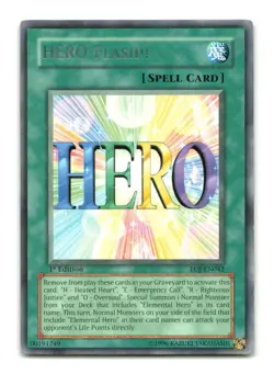 HERO Flash!! - EOJ-EN042 1st Edition Rare - YuGiOh-LP - Image 1