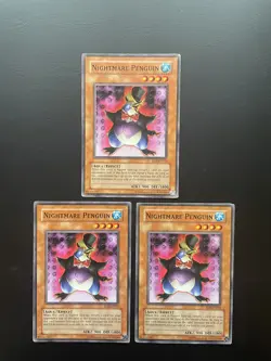 Yugioh Nightmare Penguin RDS-EN010 Common Unlimited Edition MP/HP X3 - Image 1