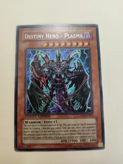 Yugioh! Destiny HERO Plasma CT04-EN003 2007 Secret Rare MP - Image 1