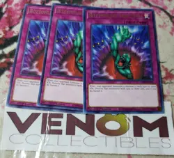 3x (M/NM) - Bottomless Trap Hole - GEIM-EN045 - Rare - 1st Edition YuGiOh - Image 1