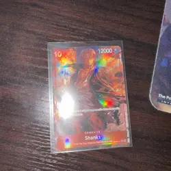 One Piece TCG Wings of the Captain English Shanks SR Alt Art Foil OP06-007 NM - Image 1