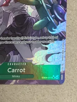 One Piece TCG EB04-013 Carrot Alt Art SR OP14 The Azure Sea’s Seven English NM - Image 5