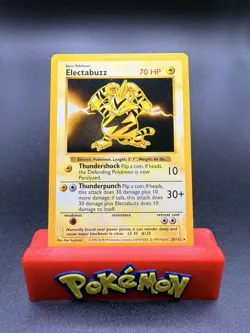 Pokemon TCG Electabuzz Base Set, Shadowless Rare Card 20/102 NM - Image 1