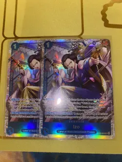ST22-002 Izo x2 Super Rare Foil English One Piece TCG Card : Starter Deck- - Image 1