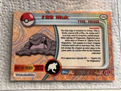 2000 Pokemon TV Animation Edition - Holo Foil card 89 Muk - Image 2