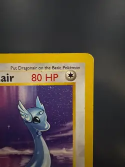 Pokemon Shadowless Dragonair 18/102 Rare Base Set Pokemon Card LP+ Vintage WOTC - Image 2