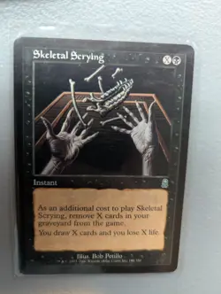Skeletal Scrying Odyssey MTG Magic the Gathering TCG Card - Image 1