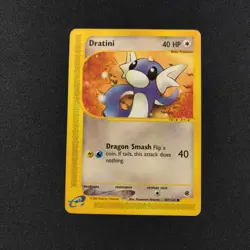 Dratini 107/165 Expedition Base Set Regular Pokemon Tcg Card Heavily Played - Image 1