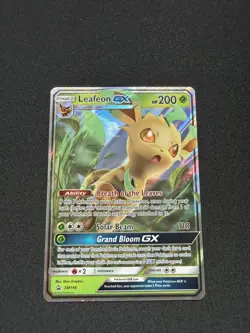 Pokemon TCG Leafeon GX Promo Black Star Holo Card SM146 - NM - Image 1