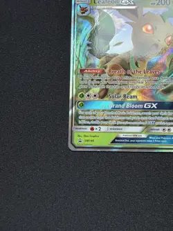 Pokemon TCG Leafeon GX Promo Black Star Holo Card SM146 - NM - Image 3
